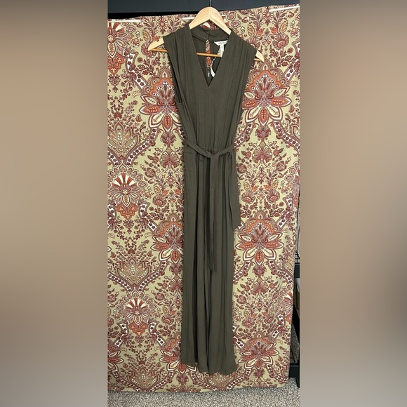 NWT MATILDA JANE XS Finest Hour olive green jumpsuit - Picture 3 of 11